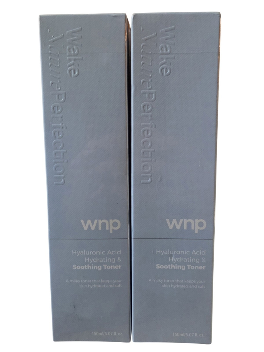 WNP Wake Nature Perfection Hyaluronic Acid Hydrating & Soothing Toner | Set of 2
